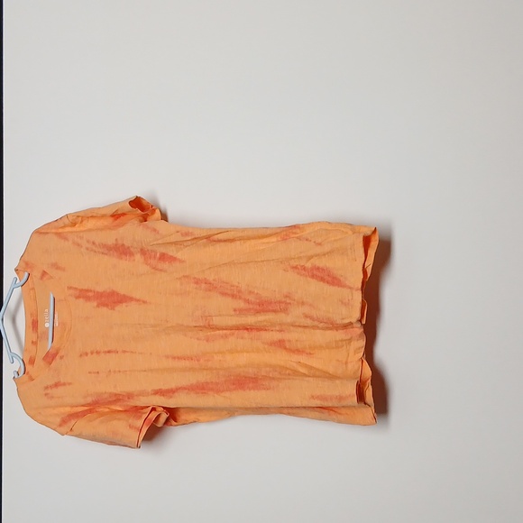 Zella girls orange tye dye size medium Tee - Picture 2 of 9